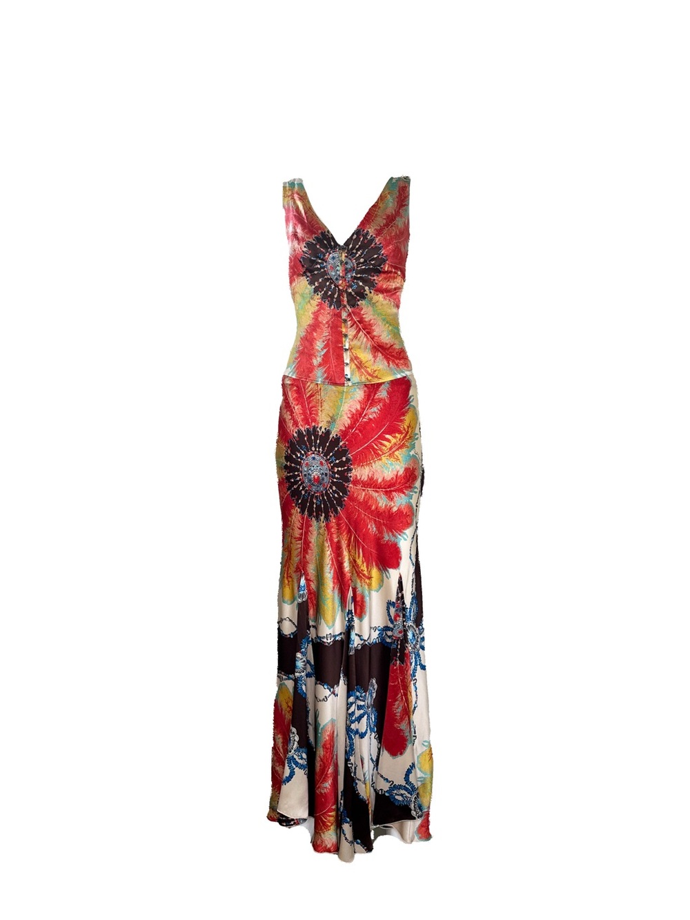 Roberto Cavalli 2003 skirt and top set